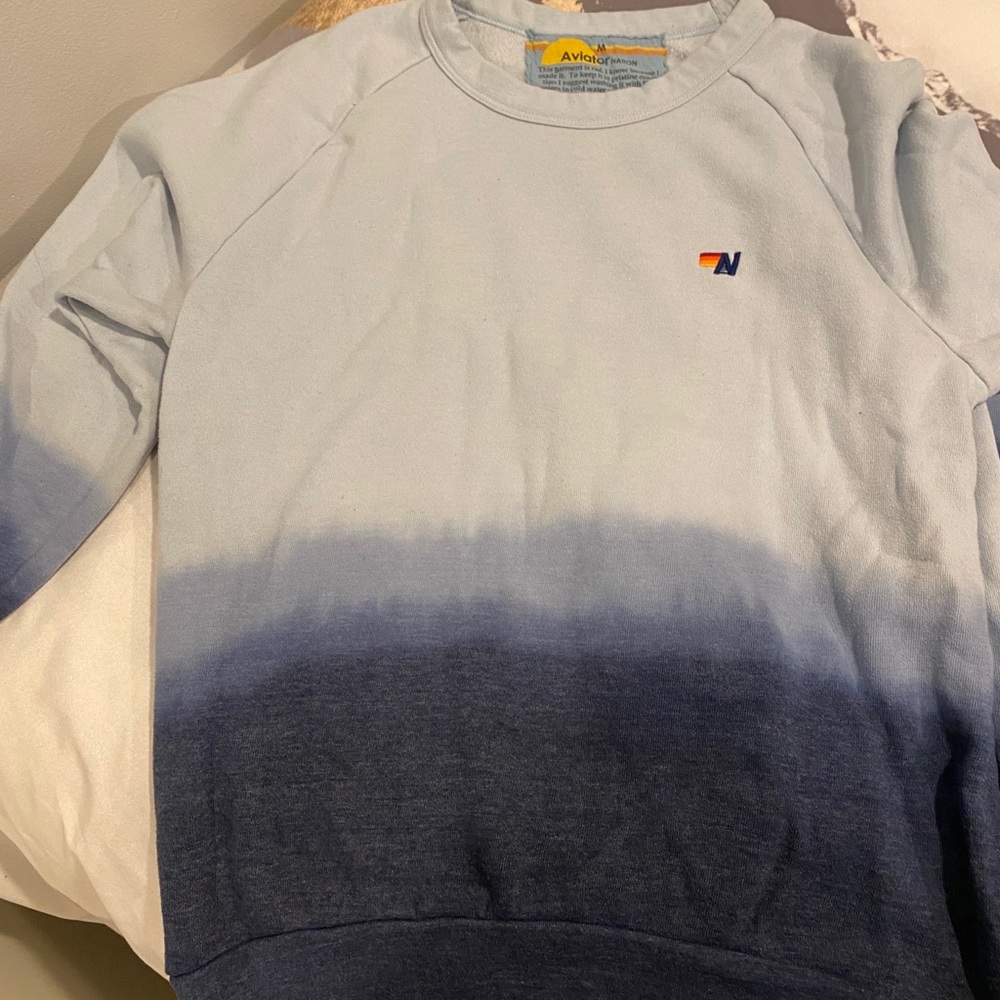 Aviator Nation Ombré Crewneck